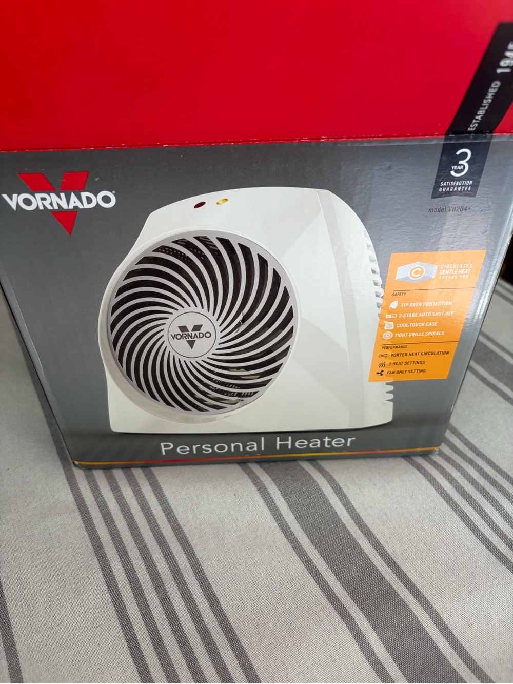 White Personal Heater - Compact Portable Heater